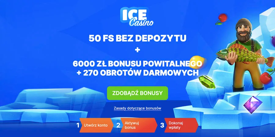 Ice Casino bonus bez depozytu